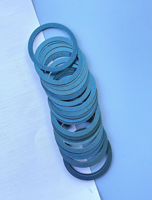 Adhesive sticker ring